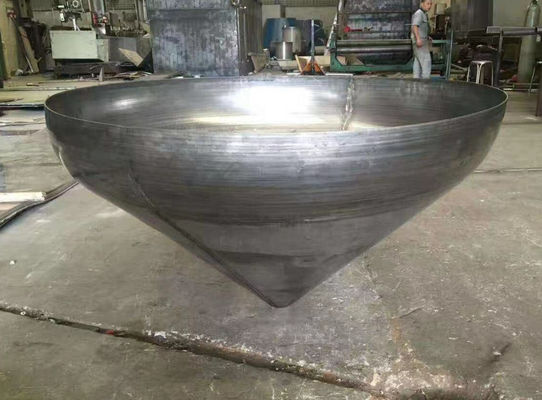 Κωνική κεφαλή από χάλυβα άνθρακα 6 mm - 200 mm εξωτερική διάμετρος επίπεδη κεφαλή κάτω